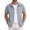 Gray, variant on Men Mens Short Sleeve Button Down Shirts Casual Seersucker Textured Cotton Shirt Summer Vacation Beach Shirts