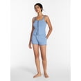 thumbnail image 3 of Joyspun Women's Pointelle Tank Top and Shorts Pajama Set, 2-Piece, Sizes XS-3X, 3 of 6
