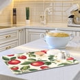 thumbnail image 6 of Yayeee Dish Drying Mat for Kitchen Counter 16"x18" Microfiber Absorbent Pad, Apple Leaves Pattern, 6 of 7