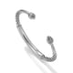 thumbnail image 4 of Pulsera con mantra de seis caracteres, pulsera abierta con corazón sutra, pulsera retro con línea retorcida, para hombre, 4 of 6