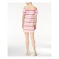 thumbnail image 2 of maison Jules Womens Striped Sheath Dress, Pink, Small, 2 of 4