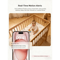 thumbnail image 6 of Momcozy 5" WiFi Baby Monitor with HD Camera, Two-Way Audio, 4X Zoom, Motion and Cry Detection, Safe Zone, Clear Night Vision, Photo and Video Recording, 6 of 6