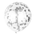 thumbnail image 1 of Globo transparente de 12 pulgadas Confeti dorado Látex Sequ, 1 of 4
