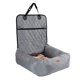 thumbnail image 2 of Asiento elevador para perros transpirable y grueso con correa de seguridad, transportador plegable para cachorros gris, 2 of 9