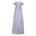 thumbnail image 4 of Gspmoly Robes Grande Taille pour Femmes aux Formes, Mode Femme Été Ourlet Satiné Col en V Manches Courtes Robe à Paillettes Robes de Travail pour Femmes jusqu'à 70 % de Rabais, 4 of 6