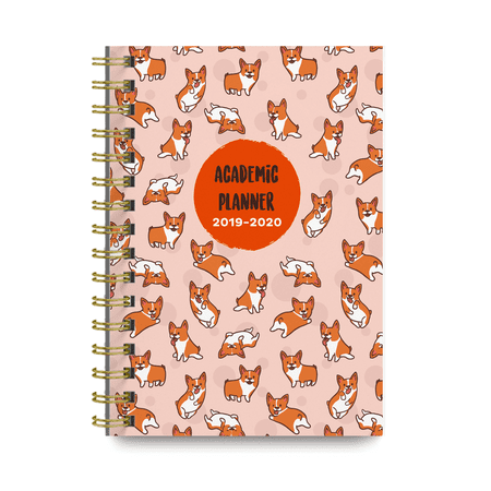Corgis 2019-2020 Academic Monthly and Weekly Planner Cute College (Best Planner App For College)