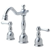 Danze D303257 Opulence Two-Handle Widespread Bathroom Faucet with Metal Touch-Down Drain, Chrome