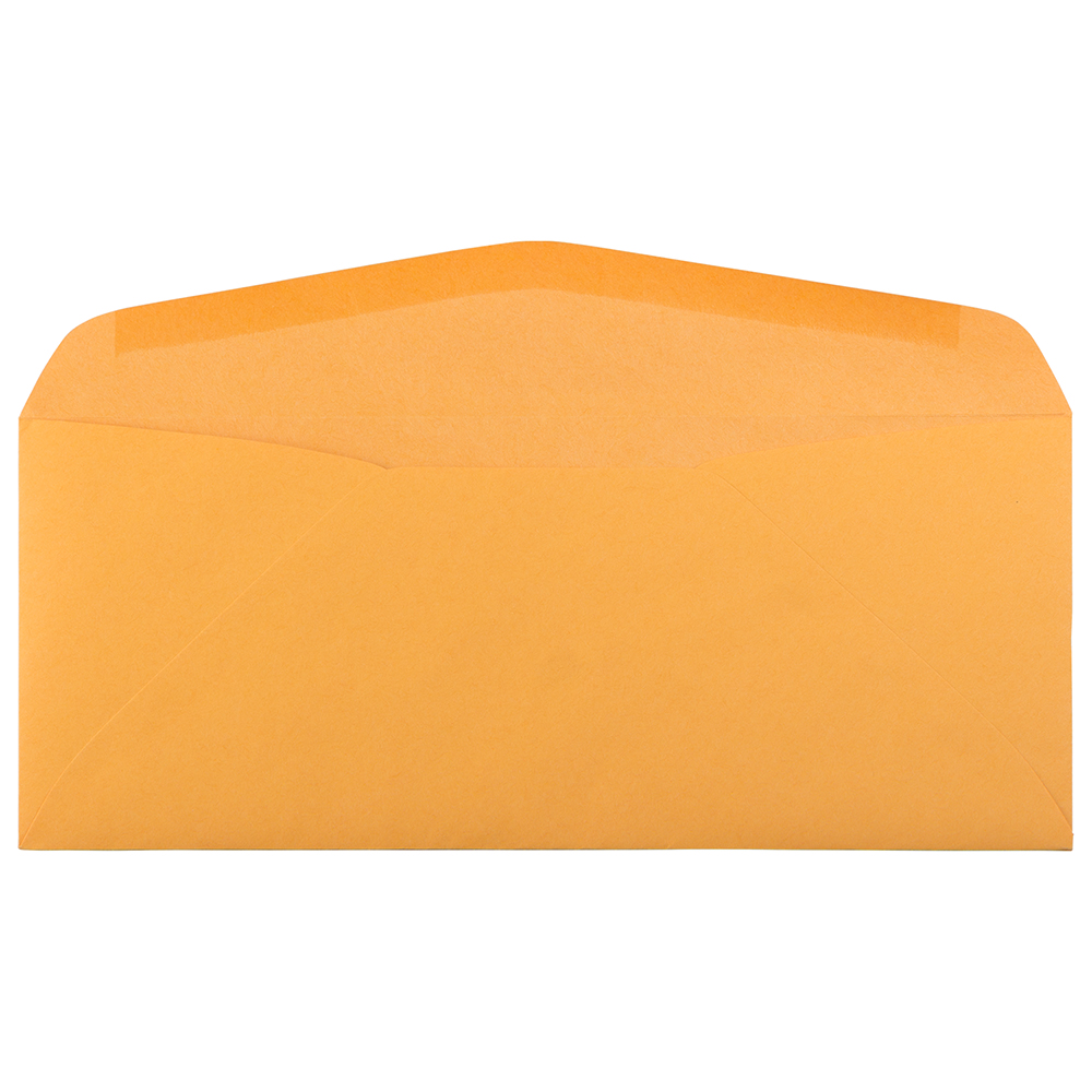 JAM Paper 10 Envelopes, 1/8 X 1/2, Brown Kraft Manila,, 49 OFF