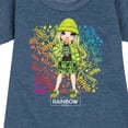 thumbnail image 3 of Rainbow High - Jade Hunter Rainbow Graffiti - Toddler And Youth Girls Fleece Dress, 3 of 5