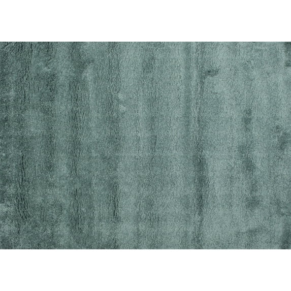 Ahgly Company Indoor Rectangle Contemporary Green Abstract Area Rugs, 3' x 5'
