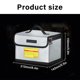 thumbnail image 3 of Fire Retardant Drones Battery Organizer Case Smooth Gliding Zipper System Side Cable Access Port For Drones, 3 of 4
