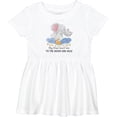 thumbnail image 3 of Inktastic My Noni Loves Me to the Moon and Back Elephant Family Girls Baby Dress, 3 of 5