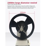 Adjustable Speed Bidirectional Automatic Label Rewinder Width 120mm