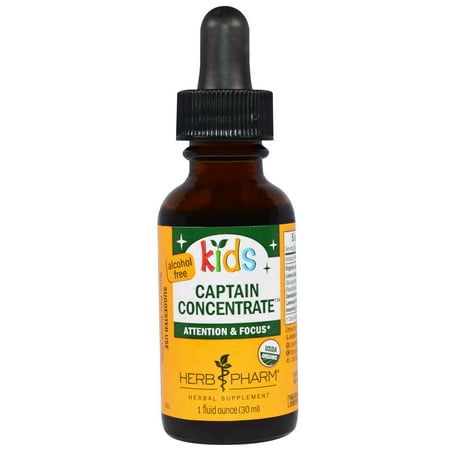 Herb Pharm Kids Alcohol-Free Captain Concentrate Herbal Supplement Liquid, 1