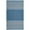 Blue/Grey, variant on SAFAVIEH Montauk Jobeth Striped Cotton Area Rug, Grey/Ivory, 3' x 5'