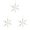 A-3Pcs, variant on Christmas Crystal Snowflake Ornaments with Beads, Clear Acrylic Xmas Hanging Pendant – Lightweight Festive Decor for Tree, Window, Holiday Party, DIY Crafts & Seasonal Home - 6.1"