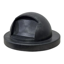 Structural Foam Dome Lid ideal for 32/36/45 Gallon outdoor trash can, Black