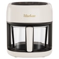 thumbnail image 3 of Bluebow 5 Quart Air Fryer with 360° Viewing Glass Pot, 8-in-1 Digital Touchscreen, Nonstick & Dishwasher Safe Basket, Less Oil, 1350W (White), 3 of 9
