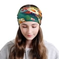 thumbnail image 6 of Vsdgher Colorful World Map Slouchy Beanie Hat for Men/Women, Skull Cap Chemo Cap Night Sleeping Cap, 6 of 8