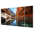 thumbnail image 2 of Designart "Canyon Magic Stream" Landscapes Metal Art Print Set, 2 of 5