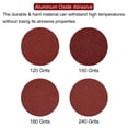 thumbnail image 4 of Unique Bargains 100 Packs 120/150/180/240 Grits 80mm Aluminum Oxide Triangular Sandpaper Sanding Pads, 4 of 6