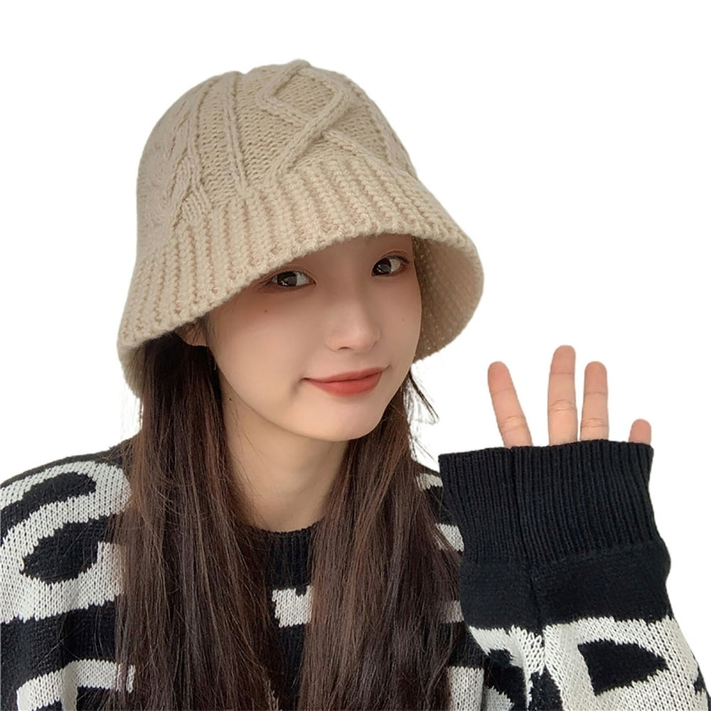 帽子 solsoonerorlater hand-knitted bubkethat 帽子 sol