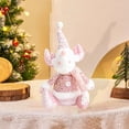 thumbnail image 4 of Muñeco de peluche navideño, adorno creativo, figura de peluche, muñeco de Navidad relleno para Reno sentado, 4 of 9