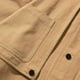 thumbnail image 5 of Camisas De Vestir Para Hombre Manga Larga Camisa holgada informal de color sólido para hombre Abrigo de manga larga (Khaki, L), 5 of 7