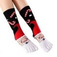 thumbnail image 2 of Yoyauz Fun Toe Socks Women's Toe Socks Girls Cute Toe Separation Cotton Socks Running Sports Christmas Gifts, 2 of 5