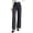 Dark Gray women's wide leg trousers a1, variant on Bzdzmqm Women's High Waisted Wide Leg Trousers with Pockets Solid Elegant Office Long Dress Pants Casual Business Wear, Beige L