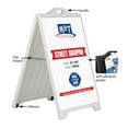 thumbnail image 2 of M&T Displays Street SignPro Board 24x36 Poster White Sandwich Board A-Frame Sidewalk Sign (5 pack), 2 of 12