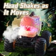 thumbnail image 3 of JoyStone Dinosaur RC Car for Kids, Remote Control Monster Truck with Mist Spray, Lights, Music, 2.4GHz All-Terrain RC Truck Toys for Boys and Girls 4-7, Beige, 3 of 9