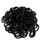 thumbnail image 1 of 100pcs altamente elástico Tie del pelo Mujeres de la manera Sin costura Banda para el cabello Cuerda Cola de caballo Titular (Negro）, 1 of 4
