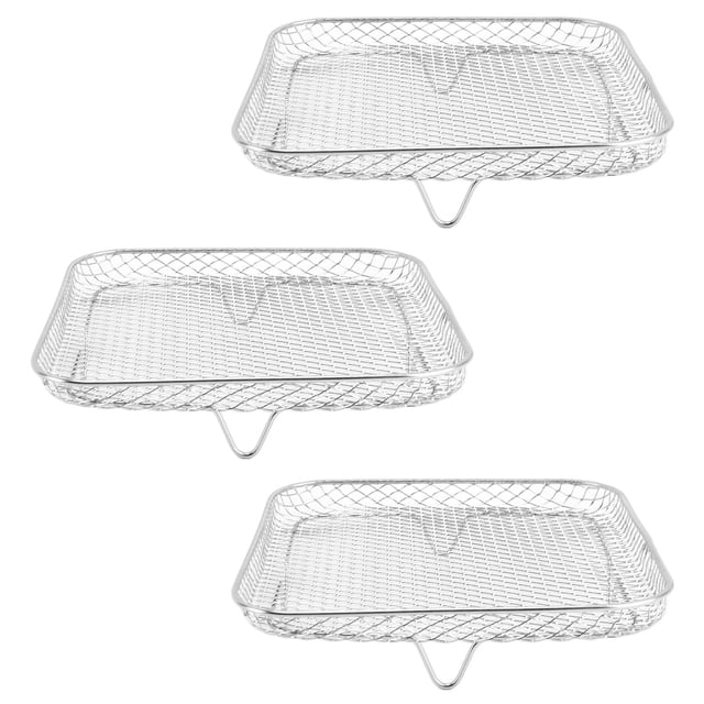 Rejilla Deshidratadora, Rejilla Para Freidora De Aire Apilable De Acero Inoxidable Para Cosori Para Vórtice Instantáneo, Accesorios Para Freidora De Aire, 3 Capas, Para Hornos