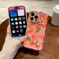 thumbnail image 4 of Retro Flower Floral Oil Painting Compatible with iPhone Case (Light Pink,iPhone 11), 4 of 6