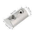 thumbnail image 2 of Unique Bargains Roll-In Spring M6 T Nut, Roll Ball Elastic Nuts for 3030 Series Aluminum Extrusion Profile, 12 Pcs, 2 of 5