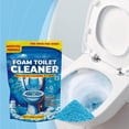 thumbnail image 5 of Toilet Bowl Cleaner Powder Foaming Bathroom Cleaning Odor Eliminator Stain Removal 100g(1 Bag), 5 of 6