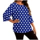 thumbnail image 3 of TaTaai Long Sleeve Gradient Top for Plus Size, Women's Casual T-Shirt Blouse, Round Neck Loose Fit, Soft Home Wear, All Seasons Everyday Attire Gift, 3 of 6