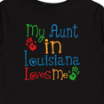thumbnail image 4 of Inktastic My Aunt in Louisiana Loves Me Boys or Girls Long Sleeve Toddler T-Shirt, 4 of 5