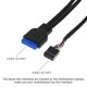 thumbnail image 3 of Panel de carcasa frontal USB 3,0 + usb3.0 + h D puertos de conector de audio tablero I/o + cable interno Feliz Sencillez, 3 of 5