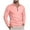 Pink, variant on HAiming Mens Long Sleeve Pullover Top Quarter Zip Lapel Collar Casual Solid Color Golf Shirts Trendy Sweatshirt