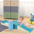 thumbnail image 3 of 6-in-1 Climb Crawl Activity Playset Blocks Soft Foam Zone Climbing Crawling Building Blocks Toys Indoor Active Play Structure Gym Equipment For Infant Toddler, 3 of 9