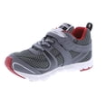 thumbnail image 4 of Zapatos TSUKIHOSHI Velocity Kids con cierre de correa gris/rojo 12.5, 4 of 7