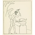 thumbnail image 2 of Padraic Colum 15x17 Black Ornate Wood Framed Double Matted Museum Art Print Titled - The Children's Homer Pl 41 (1918), 2 of 5