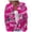 Hot Pink, variant on Women's Valentine's Day Printed Cardigan Jacket