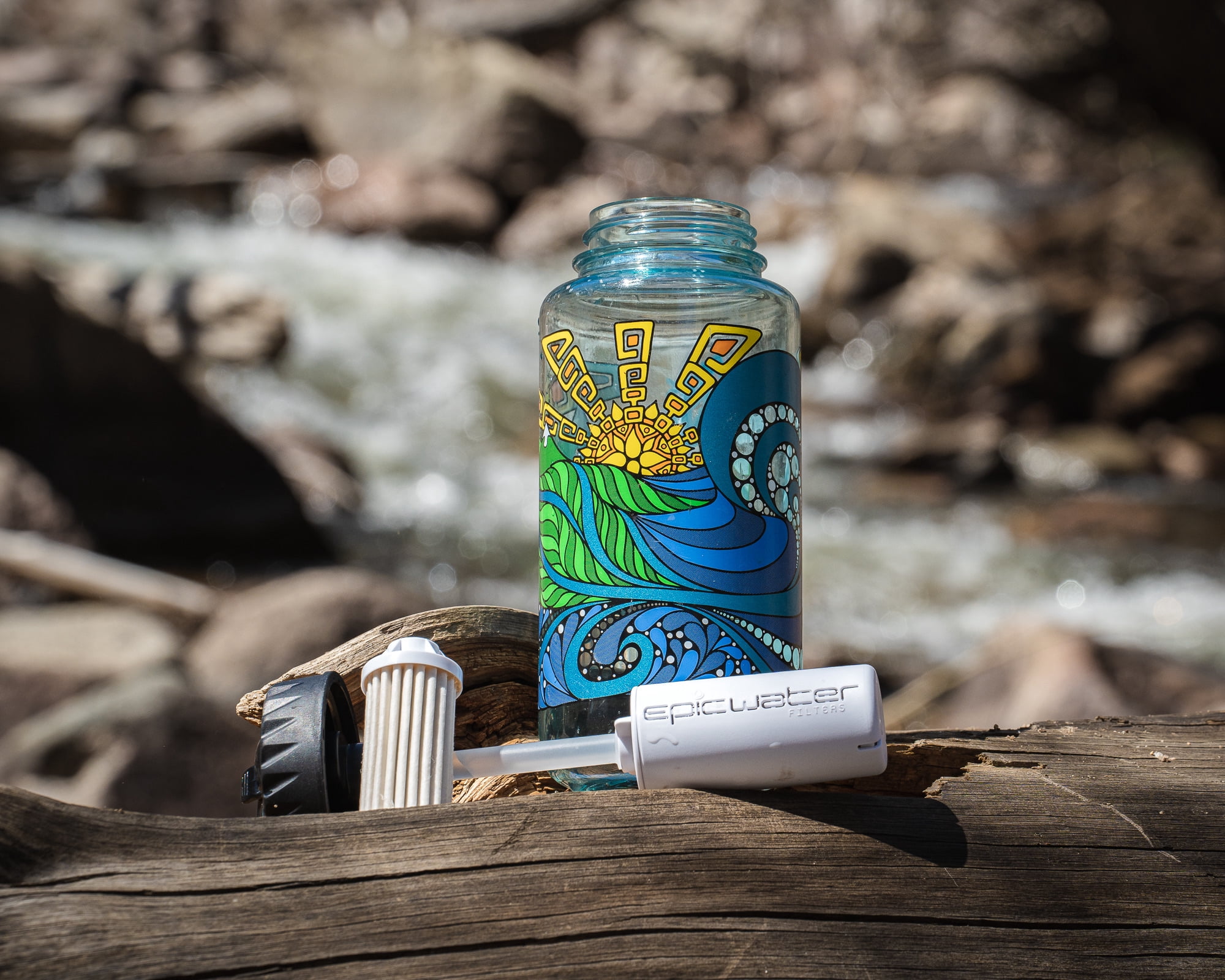 Epic Water Filters Bottle 32oz - Inland Ocean