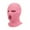 Pink #005, variant on Qcmgmg 3 Hole Winter Mask Ski Balaclava Knitted Headwear hat Outdoor Sports Full Face Cover Mask Warm Balaclava Black