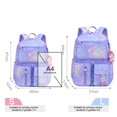 thumbnail image 4 of MesaSe Rainbow Kids Girl Daypack Cute School Kindergartens Princess Backpack (Purple L), 4 of 8