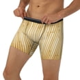 thumbnail image 3 of Xecao Bamboo Wall Print Boxer Briefs for Men's Stretch Moisture-Wicking Underwear, Mid-Rise Classics breathable fabric, 3 of 7