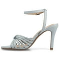 thumbnail image 2 of Journee Womens Vanita Multi Strap Stiletto Open Toe Dress Sandals, Widths Available, 2 of 9